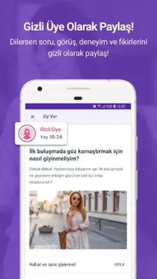 KizlarSoruyor - Soru & Cevap android App screenshot 0